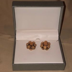 Light Pink Stone Post Earrings